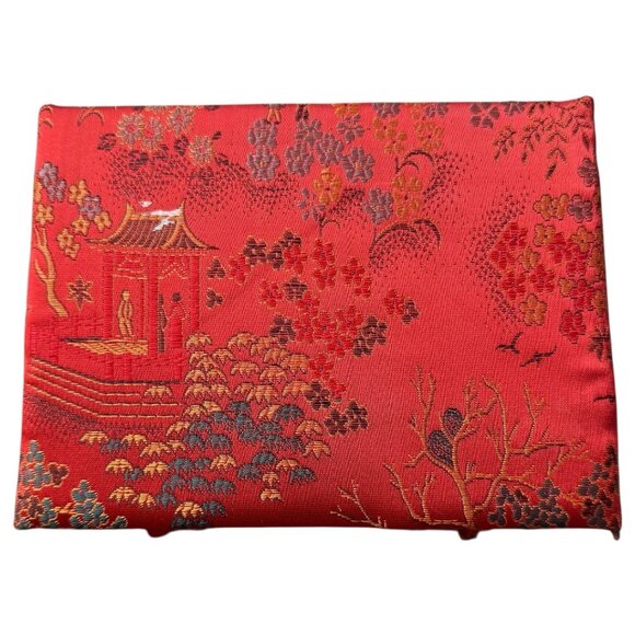 Shiloushan Baoding Balls 4 Piece Marble Stone Chinese Health Embroidered Red Box - Picture 6 of 11